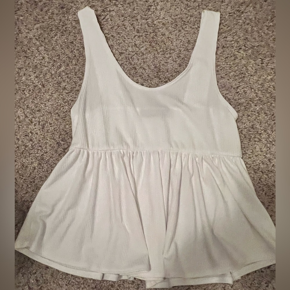 White babydoll tank